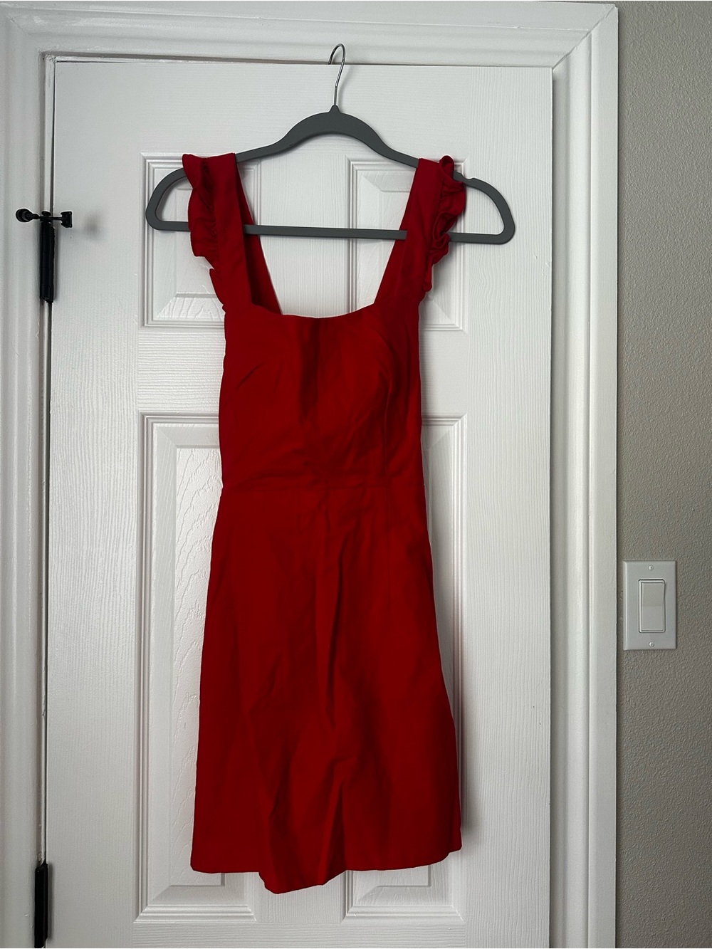 Superdown Red Ruffled Strap Mini Dress - Picture 2 of 5